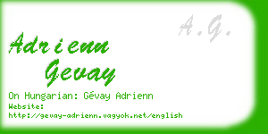 adrienn gevay business card