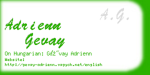 adrienn gevay business card